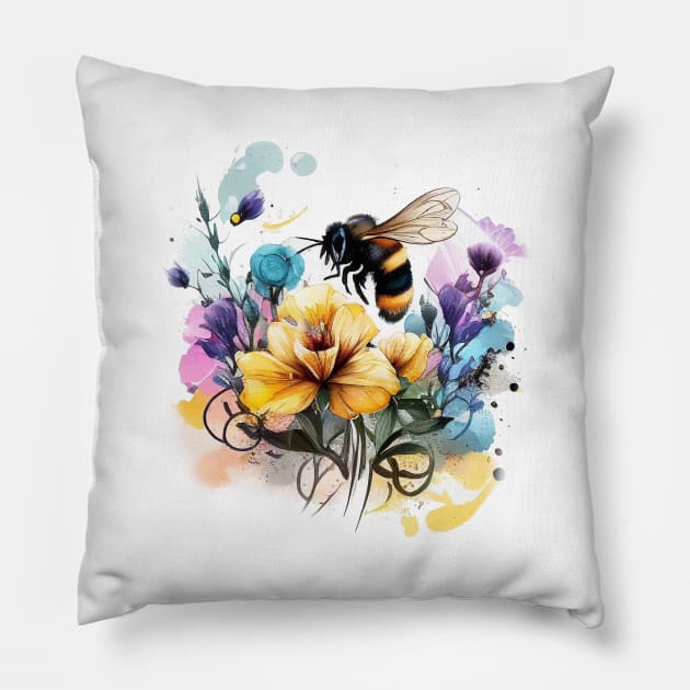 Bee Pillow by Mixtgifts