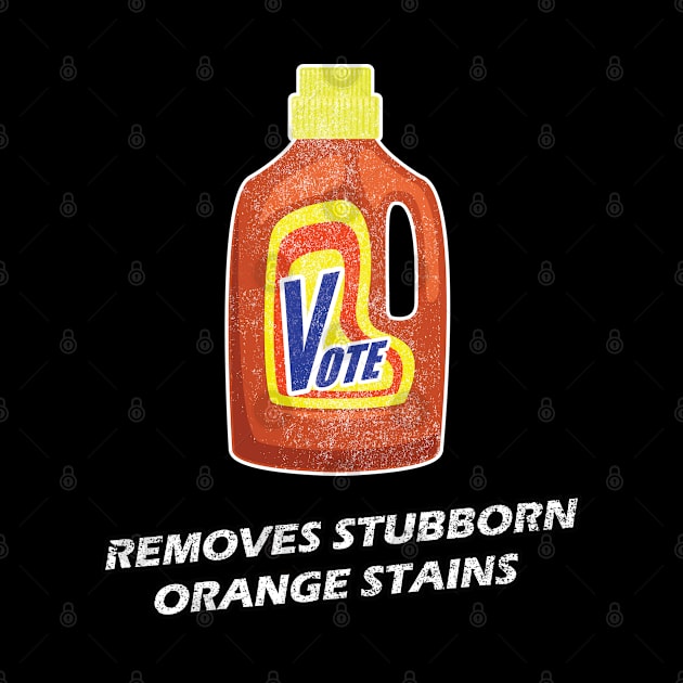 Vote Removes Stubborn Orange Stains Detergent Bottle by RobomShop