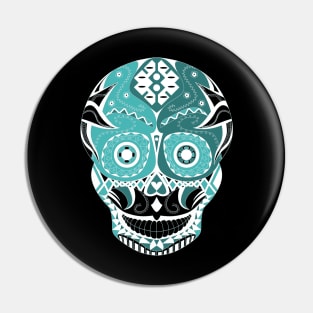skull mania ecopop tribal mexican art in zephyr Pin