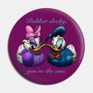 Donald and Daisy- Rubber Ducky, You're the One Pin