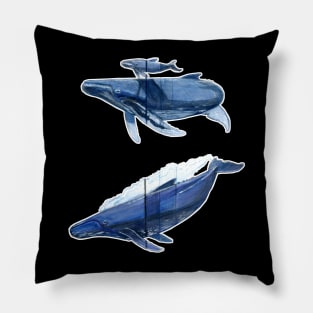 Schuylkill whales Pillow