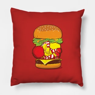 McClown Burger Pillow