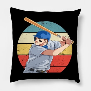 Baseball Player Home run Hitter Pillow