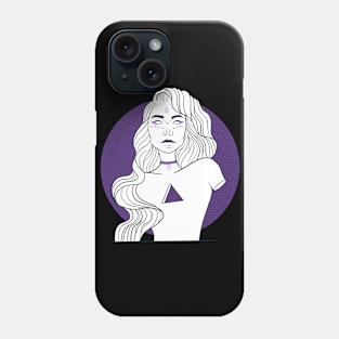 women purple Phone Case