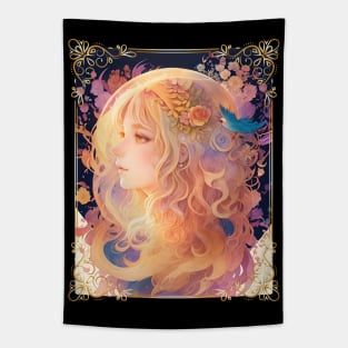 Blue Witch of the Forest Tapestry