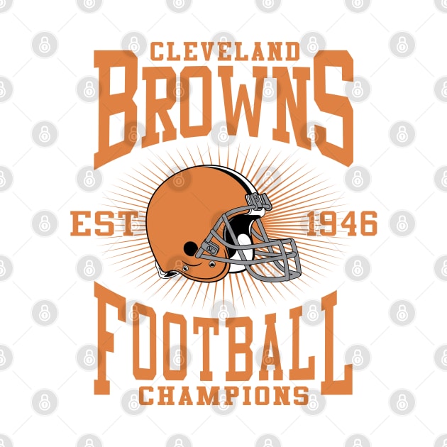 Cleveland Browns Football Champions by genzzz72