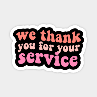 Heartstopper quote "we thank you for your service" lesbian flag ally Magnet