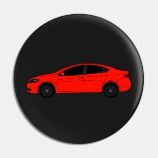 Dodge Dart Go Mango Sticker Pin