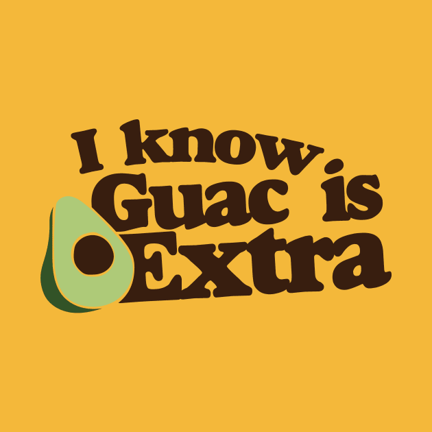 I know guac is extra by bubbsnugg