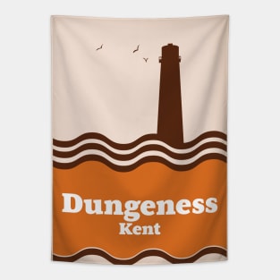 Dungeness Kent vintage style travel poster Tapestry