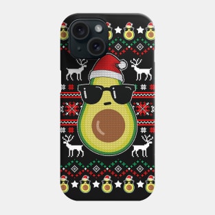 Cute Avocado Ugly Sweater Fruit Vegan Christmas Gift Phone Case