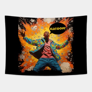 Comic Kaboom - Let There Be Light Tapestry