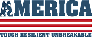 America is Tough Resilient Unbreakable Magnet