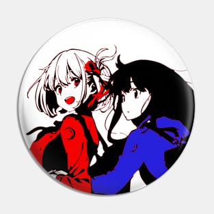 Lycoris Recoil Chisato and Takina Pin