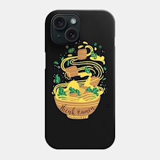 Think ramen ramyun ramyeon. Pasta Noodle lovers Phone Case