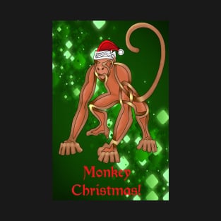 Monkey Christmas T-Shirt