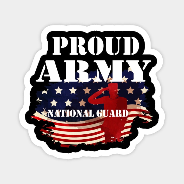 Proud Army National Guard Magnet by DMarts