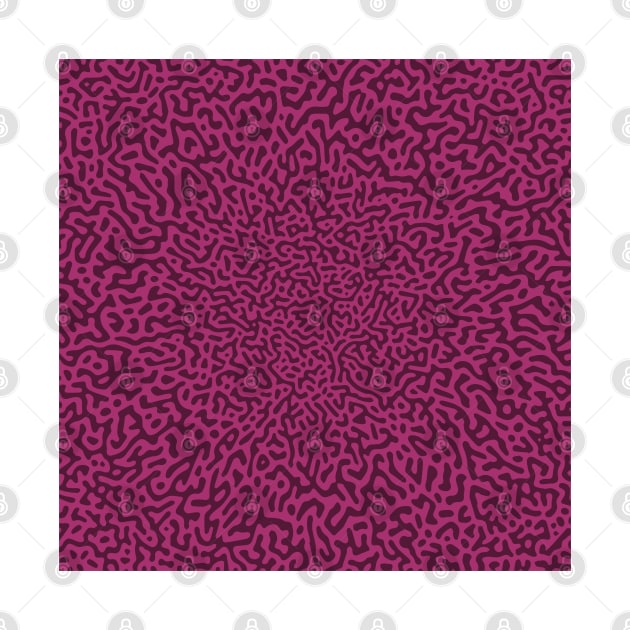 Warped Turing Pattern (Purple Pink) by John Uttley