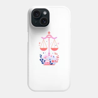 Harmonious Libra Zodiac Artwork Phone Case