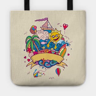 Summer Doodle Tote