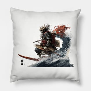 Samurai Surf Pillow