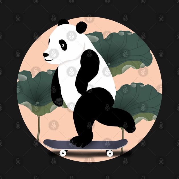 Easy ride with panda by Red Zebra