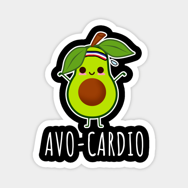 Avo-Cardio Magnet by LunaMay