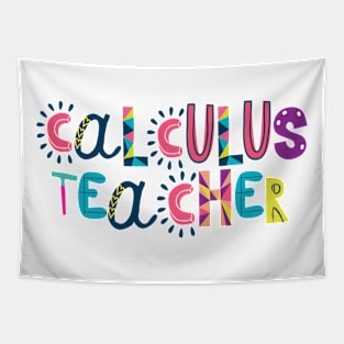 Cute Calculus Teacher Gift Idea Back to School Tapestry