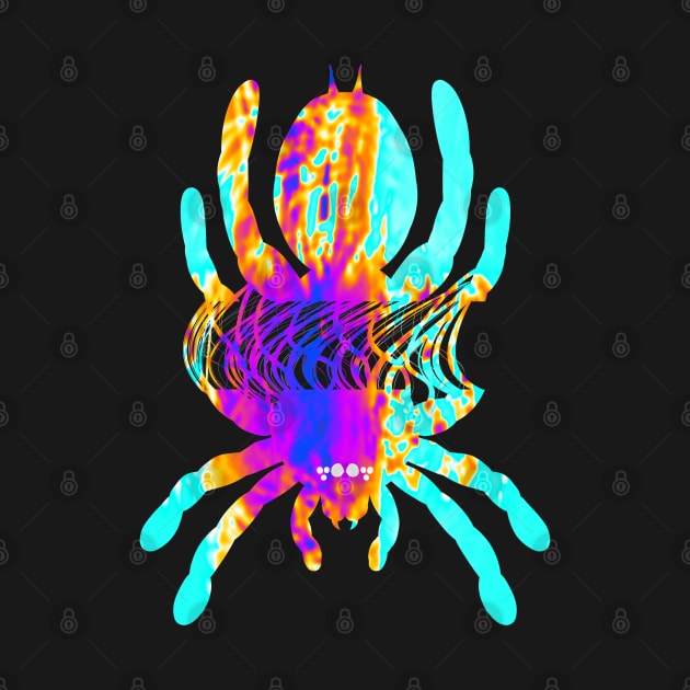 Tarantula Silhouette V33 (Tie Dye) by IgorAndMore