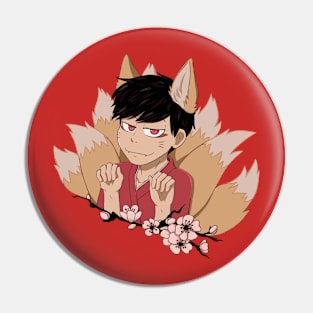 Kitsune!Osomatsu (dark) Pin