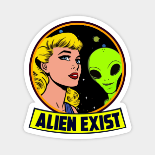 ALIEN EXIST Magnet