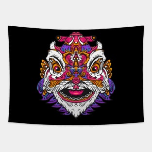 lion dance head Tapestry