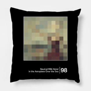 Neutral Milk Hotel / Minimal Style Graphic Artwork Pillow