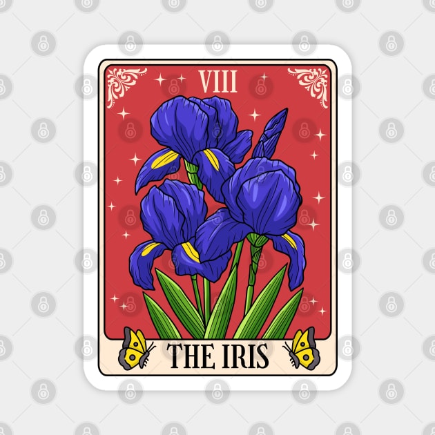 The Iris Tarot Card Magnet by HolidayBug