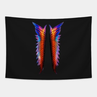 Wings of fury (white - no background) Tapestry