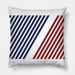 Red Blue Pillow