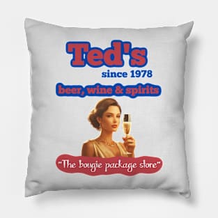 Ted's package store Pillow