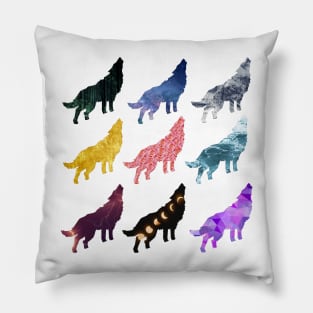 Wolf Pattern Pillow