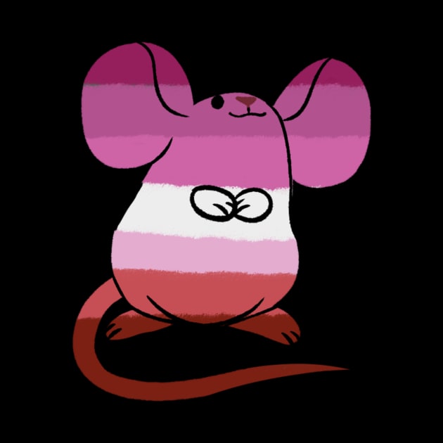 Lesbian Pride Mouse by gaypompeii