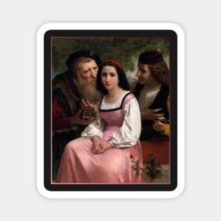 Between Wealth and Love by Bouguereau Magnet