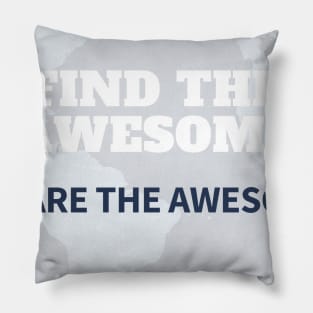 World of Awesome Pillow