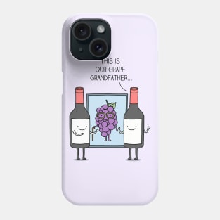 Grape discovery - puns are life Phone Case