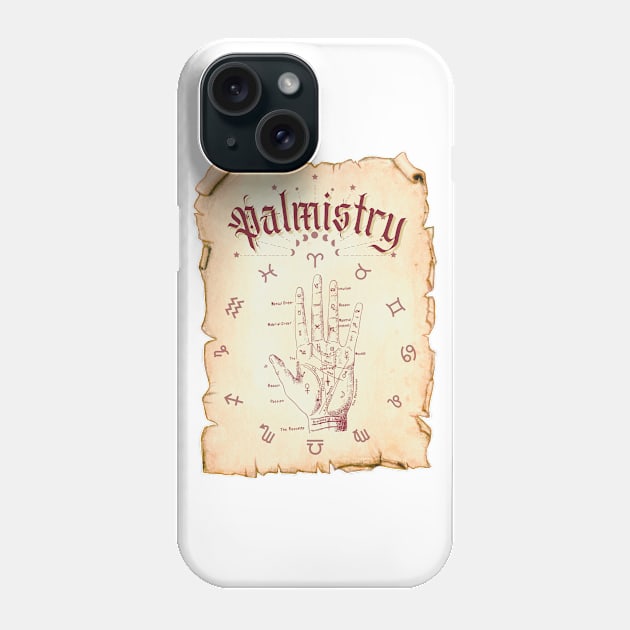 Palmistry Phone Case by Mazzlo Shop