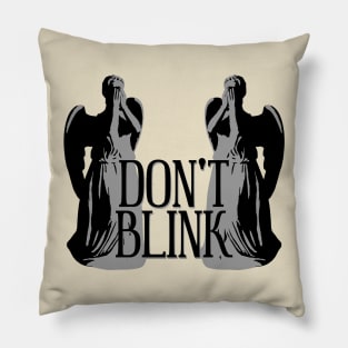 Alert - Weeping Angels - Dont Blink 1 Pillow