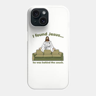 JESUS COUCH Phone Case