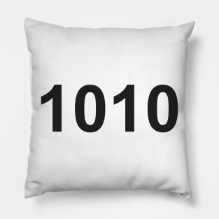 Angel number 1010 Pillow