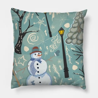 Snowman Pillow