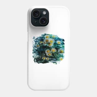 Ox-eye daisy flower brushstrokes Phone Case