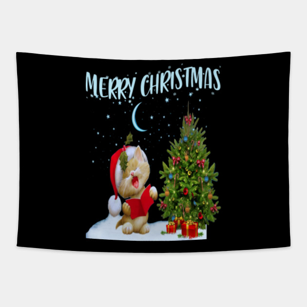 Merry Christmas Singing Cats Fs8 T Shirt Merry Christmas