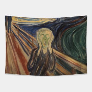 The Scream by Edvard Munch Tapestry